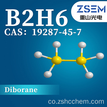 Diborane Gas di Specialità Elettronica Industria Elettronica Dopant Materiali Semiconduttori